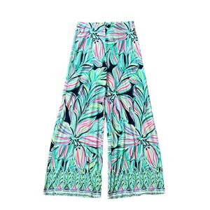 Lilly Pulitzer Weslee Flower Print Palazzo Pant